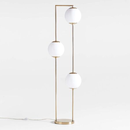 Floor Lamp With Polyester Shade