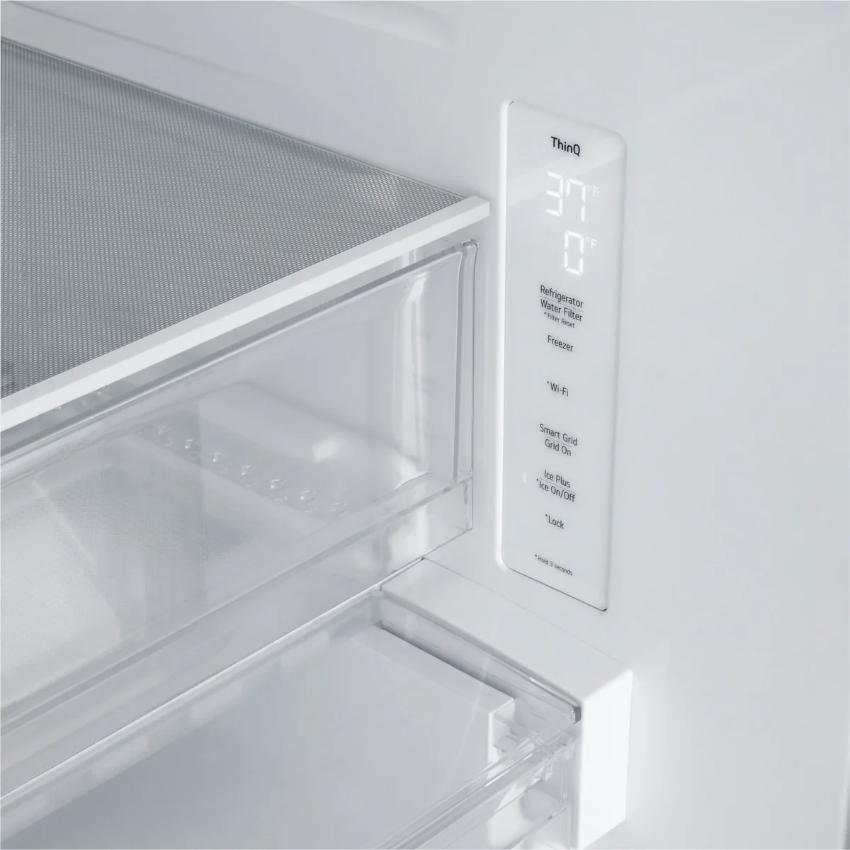 LG 25 Cu.Ft. French Door Refrigerator with External Ice & Water Dispenser – PrintProof™ Stainless Steel (LF25H6330S) - Image 8