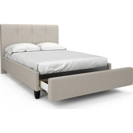 Lucas Upholstered Storage Bed – Queen Size – Dicosta Linen
