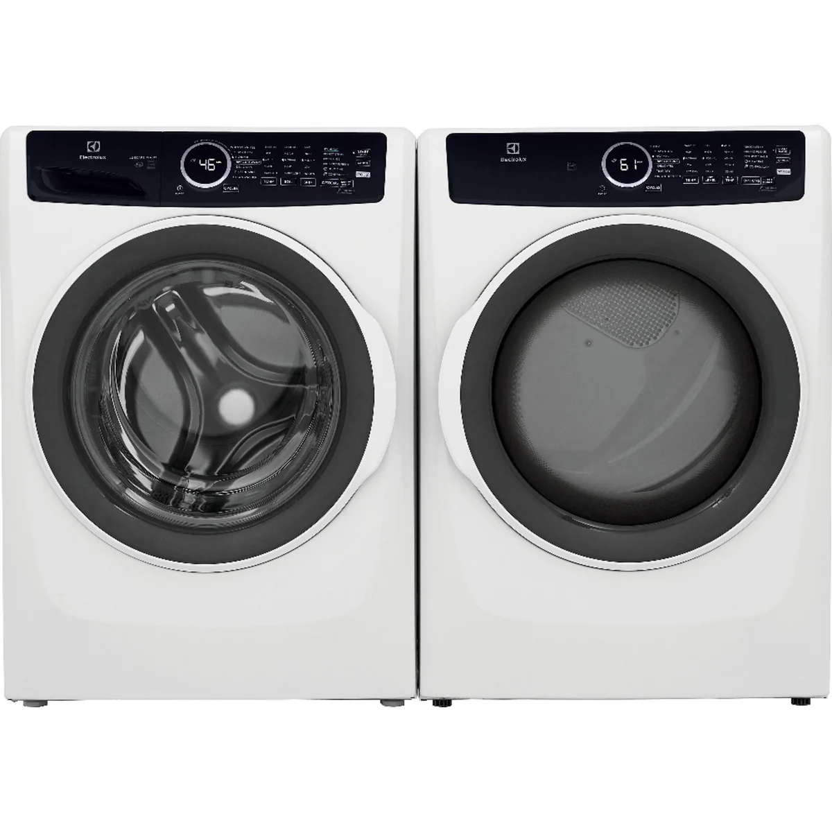 Electrolux 5.2 cu.ft. Front Load Washer & 8.0 cu.ft. Electric Dryer Pair – White (Model ELFW7437AW-ELFE743CAW)