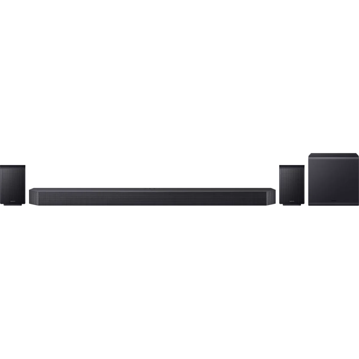 Samsung HW-Q990F-ZC 11.1.4 Ch Q-Symphony Dolby Atmos Sound Bar with Dual Wireless Subwoofers – Titan Black