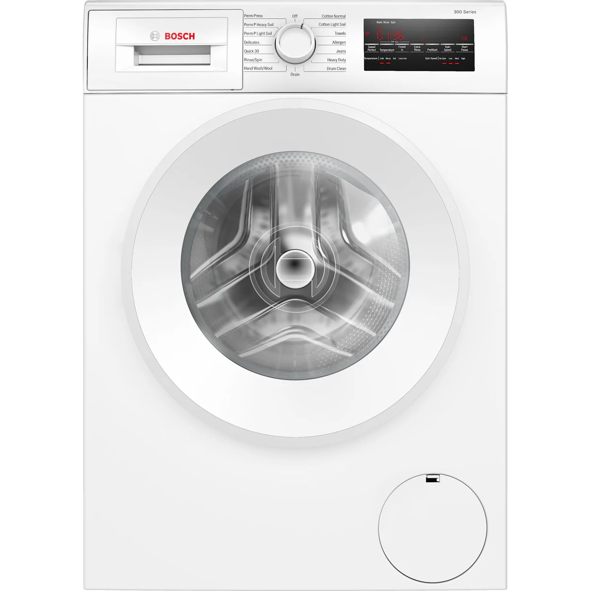 Bosch 2.2 cu.ft. 300 Series Front Load Washer – White (Model WGA14400UC)