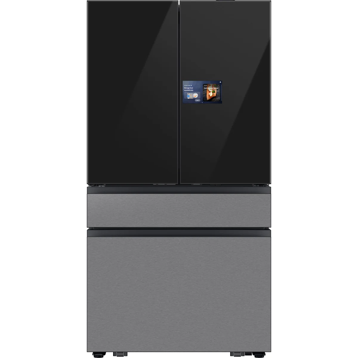 Samsung 36" 23 Cu.Ft. Bespoke AI 4-Door Counter-Depth French Door Refrigerator – Stainless Steel (RF90F23BECRAA)