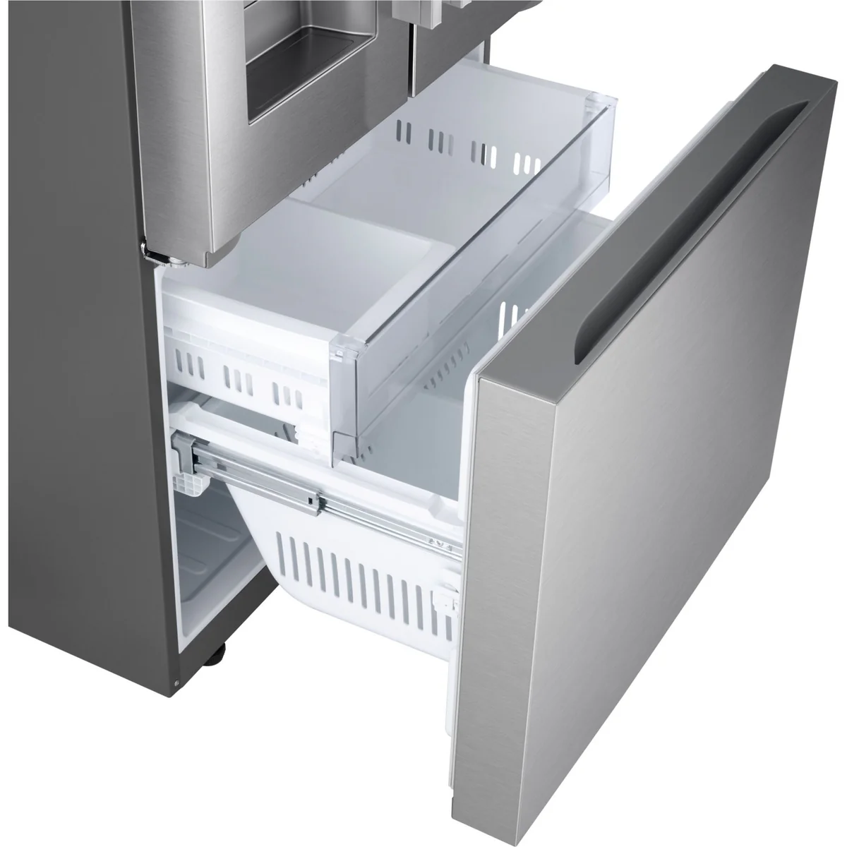 LG 25 Cu.Ft. French Door Refrigerator with External Ice & Water Dispenser – PrintProof™ Stainless Steel (LF25H6330S) - Image 3