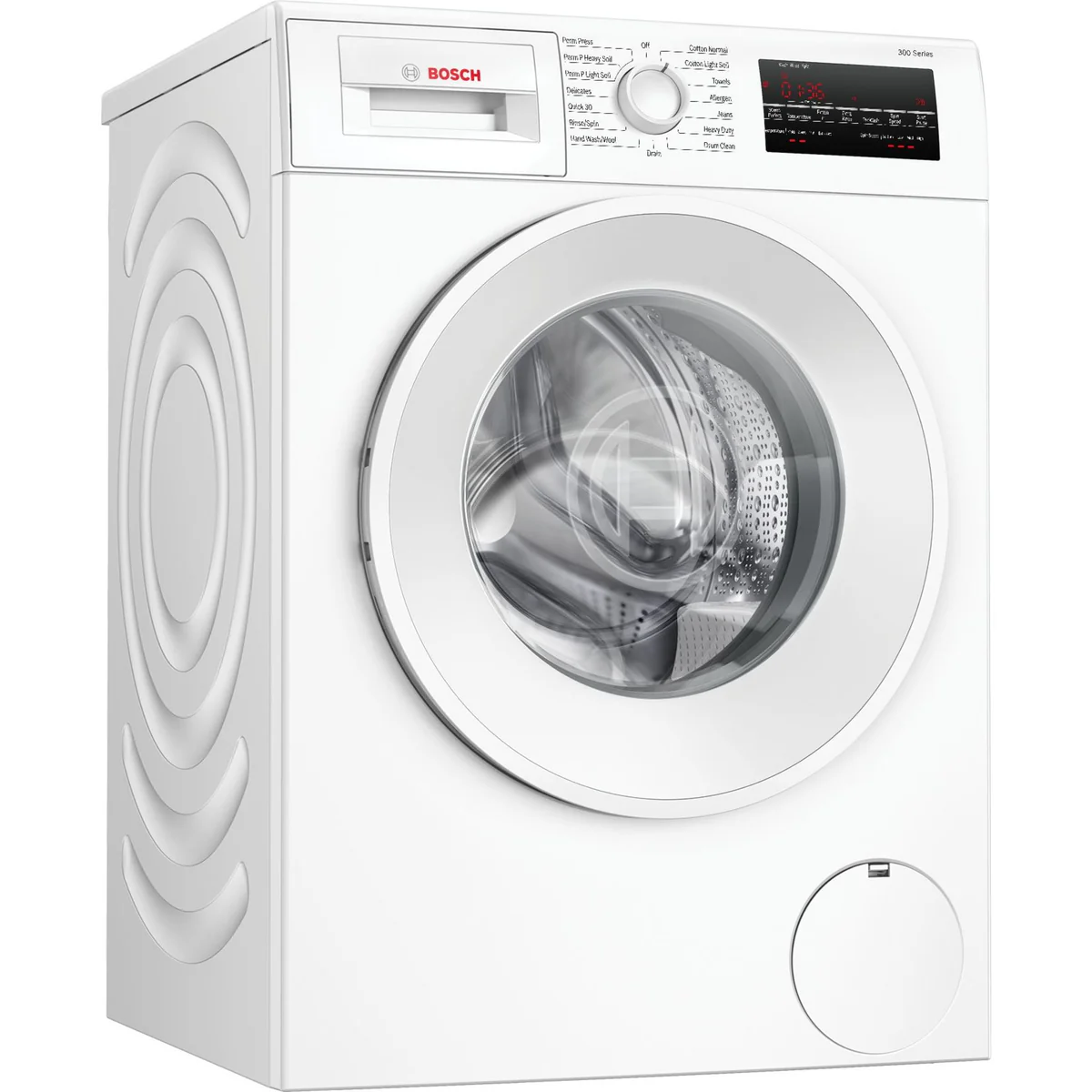 Bosch 2.2 cu.ft. 300 Series Front Load Washer – White (Model WGA14400UC) - Image 4