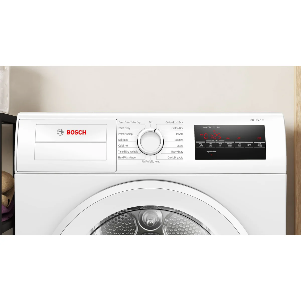 Bosch 4.0 cu.ft. Condensation Electric Dryer – White (Model WPA12100UC) - Image 11